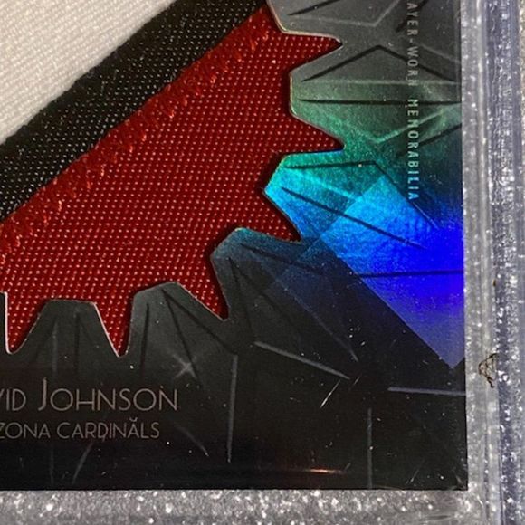 Diamond Football Jersey Autograph David Johnson Rookie Card 12/50 # - Picture 7 of 7